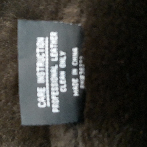 Leather Winter Coat w/ Faux Fur Lining - Picture 6 of 7